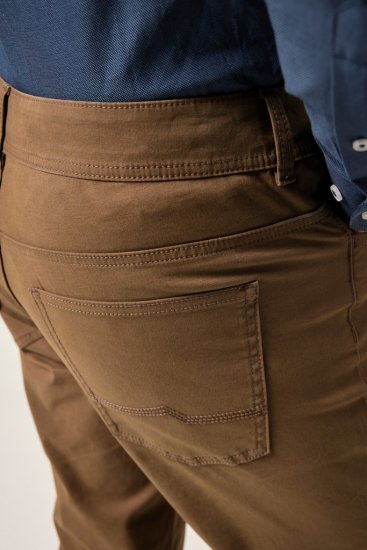 JP1880 Twill Trousers Belly Fit 5-Pocket Brown - Herren-jeans & -hosen - Herren-Jeans & -Hosen in großen Größen