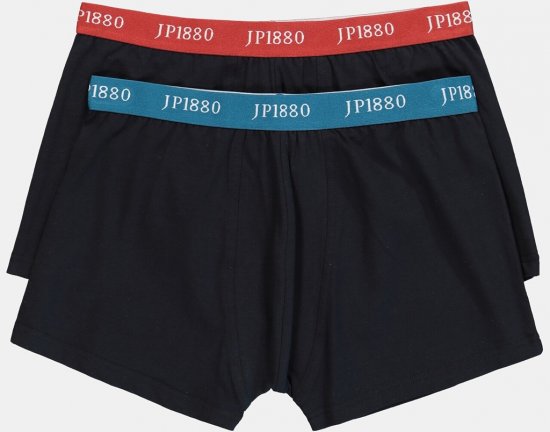 JP1880 FLEXNAMIC OEKO-TEX Boxer Shorts 2-Pack Black - Herrenunterwäsche & bademode - Herrenunterwäsche & Bademode in großen Größen