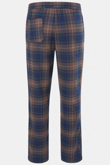JP1880 Pyjama Trousers Flannel Check Brown - Herrenunterwäsche & bademode - Herrenunterwäsche & Bademode in großen Größen
