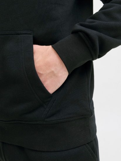 Jack & Jones Soho Hoodie Black - Herren-sweater und -hoodies - Herren-Sweater und -Hoodies in großen Größen