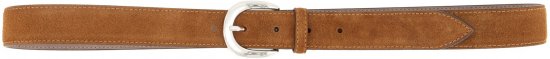 Ulla Popken Suede Thin Belt Brown - Damengürtel - 