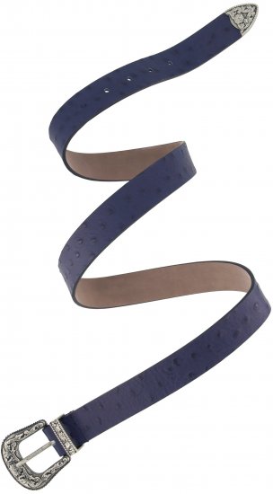 Ulla Popken Classic Belt Blue - Damengürtel - 