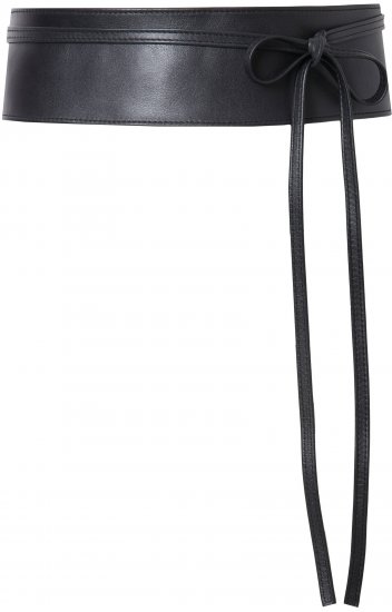 Ulla Popken Tie Belt Black - Damengürtel - 