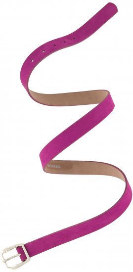 Ulla Popken Soft Suede Belt Purple - Damengürtel - 