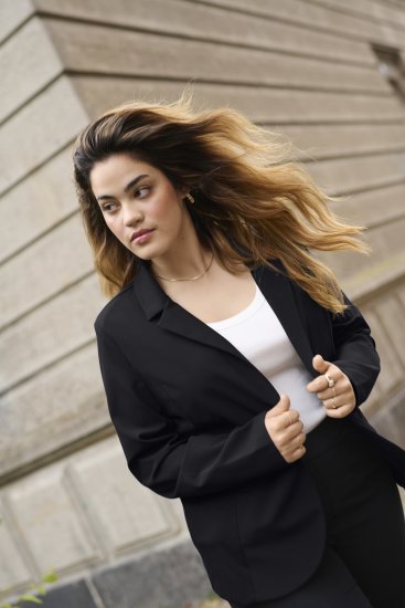Kaffe Curve Sakira Blazer Tiefschwarz - Blazer - 