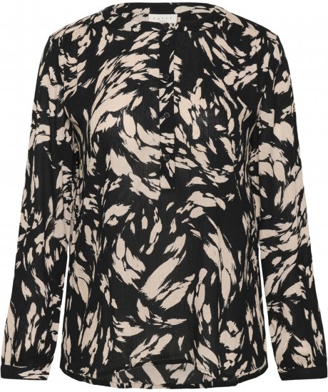 Kaffe Curve Mila Ami Bluse Schwarz - Blusen & Tuniken - 