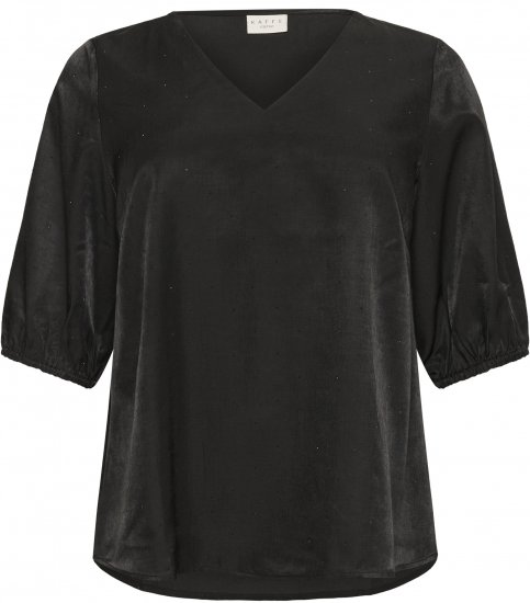 Kaffe Curve Ada Blouse Black - Blusen - 