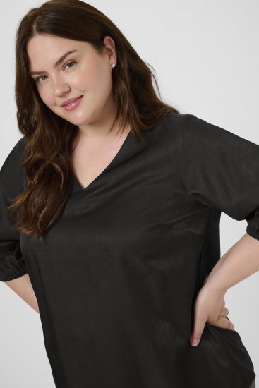 Kaffe Curve Ada Blouse Black - Blusen - 