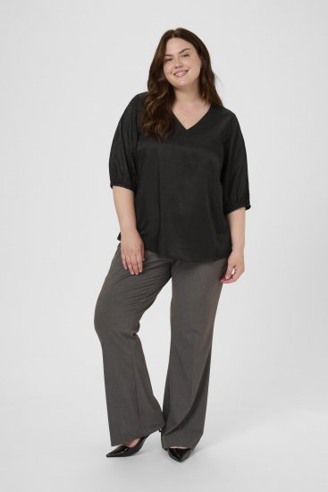 Kaffe Curve Ada Blouse Black - Blusen - 