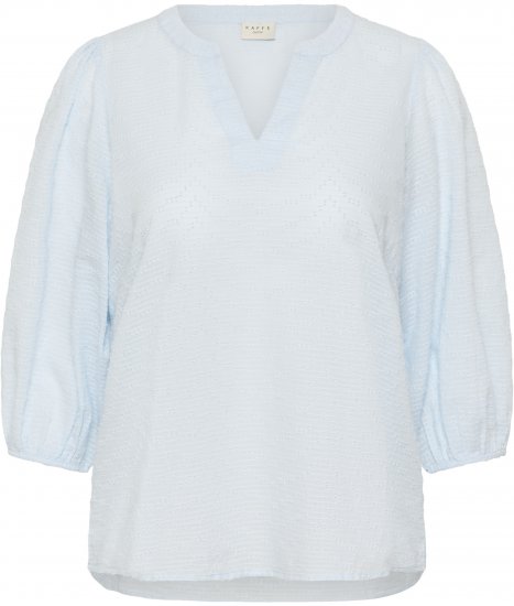 Kaffe Curve Penelopia Blouse Nantucket Breeze Blue - Blusen - 