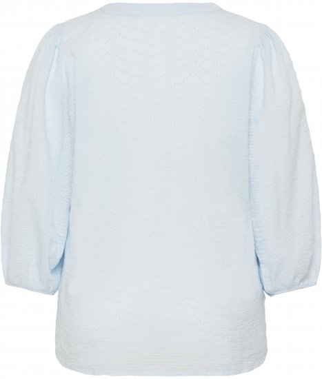 Kaffe Curve Penelopia Blouse Nantucket Breeze Blue - Blusen - 