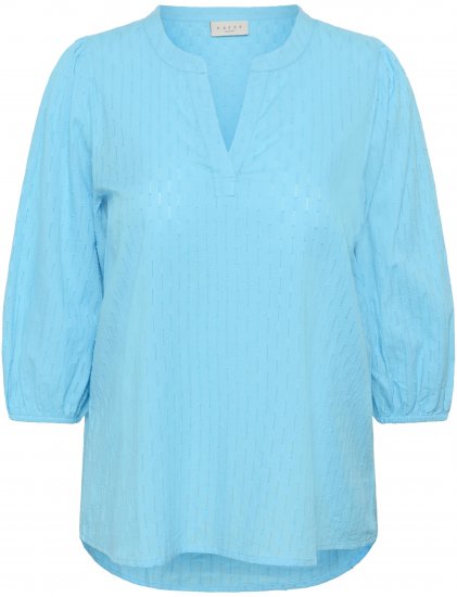 Kaffe Curve Thea Blouse Aquarius Blue - Blusen & Tuniken - 