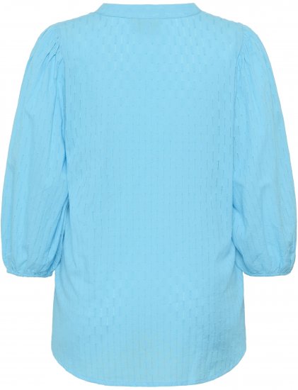 Kaffe Curve Thea Blouse Aquarius Blue - Blusen & Tuniken - 