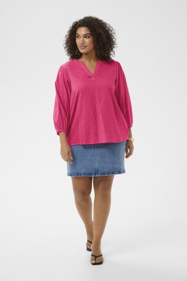 Kaffe Curve Thea Blouse Beetroot Purple - Blusen - 