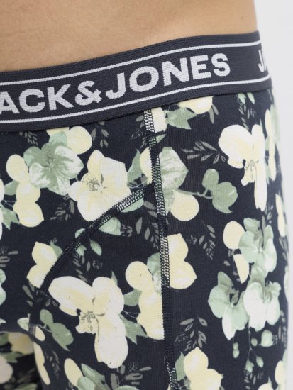 Jack & Jones Acray Flower Boxers 3-Pack Black/Navy - Herrenunterwäsche & bademode - Herrenunterwäsche & Bademode in großen Größen
