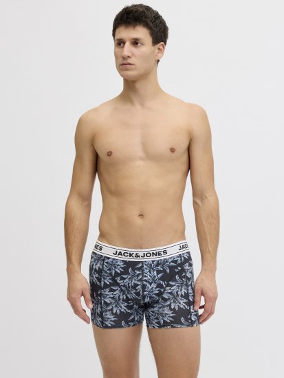 Jack & Jones Acray Flower Boxers 3-Pack Black/Navy - Herrenunterwäsche & bademode - Herrenunterwäsche & Bademode in großen Größen