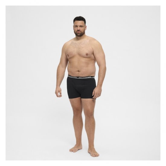 North Latitude 5-Pack Boxershorts Black - Boxershorts - Herren Boxershorts Große Größen 