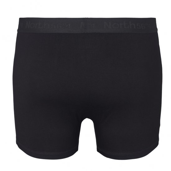 North Latitude Bamboo 2-Pack Trunks Black - Boxershorts - Herren Boxershorts Große Größen 