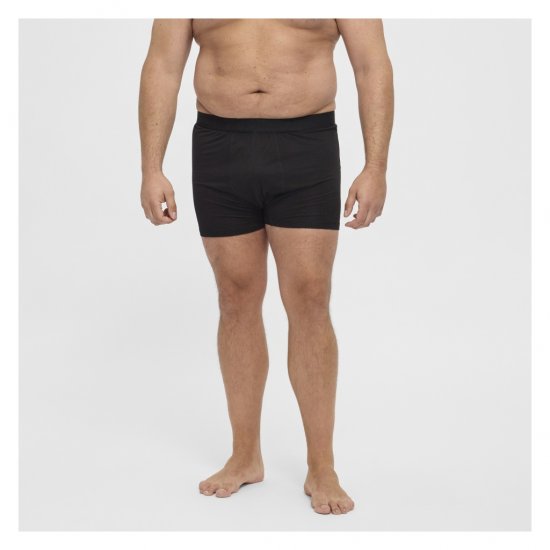 North Latitude Bamboo 2-Pack Trunks Black - Boxershorts - Herren Boxershorts Große Größen 