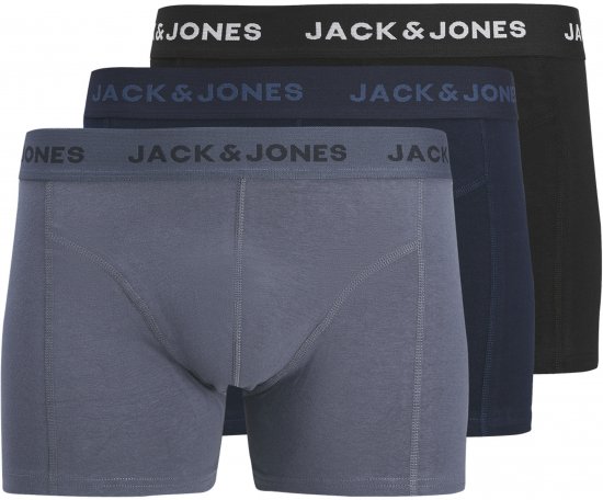 Jack & Jones jeremiah Solid Trunks 3-Pack Navy Blazer - Herrenunterwäsche & bademode - Herrenunterwäsche & Bademode in großen Größen