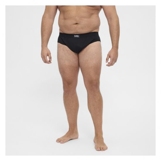 North Latitude Brief Underwear Black - Slips - Herren-Slips in Übergröße 