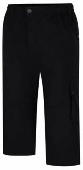 Espionage TR062 Ripstop 3/4 Cargp Trousers Black - Cargohosen für herren - Cargohosen für Herren in Großen Größen 