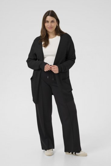 Kaffe Curve Alianna Knit Cardigan Black Deep - Strickjacken - 