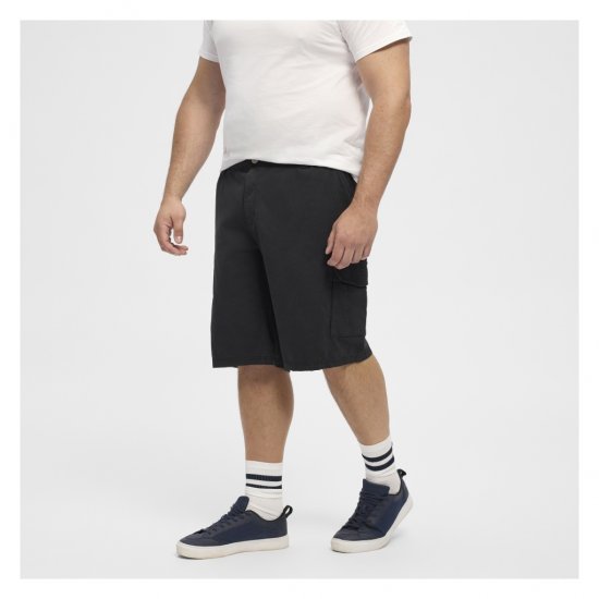 North Latitude Cargo Shorts Black - Herrenshorts - Herrenshorts in großen Größen