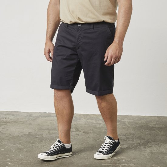 North Latitude 61147 Chino-Shorts Schwarz - Herrenshorts - Herrenshorts in großen Größen