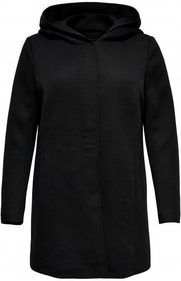 Only Carmakoma Sedona Light Coat Black - Wintermäntel - 