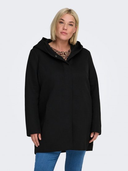 Only Carmakoma Sedona Light Coat Black - Wintermäntel - 
