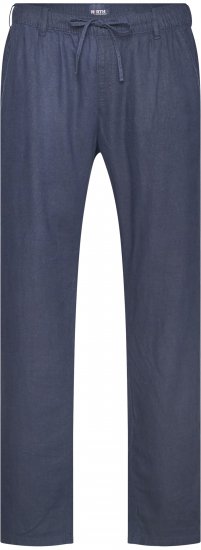 North Latitude 61155 Leinenhose Mit Bequemer Passform Navy Blau - Herren-jeans & -hosen - Herren-Jeans & -Hosen in großen Größen