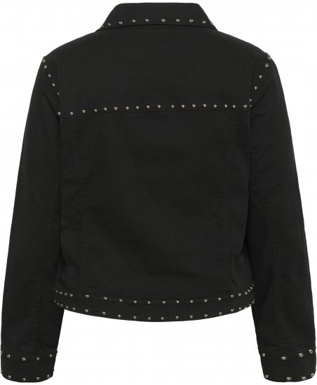 Kaffe Curve Brenn Twill Jacket Washed Black - Jeansjacken - 