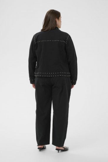 Kaffe Curve Brenn Twill Jacket Washed Black - Jeansjacken - 