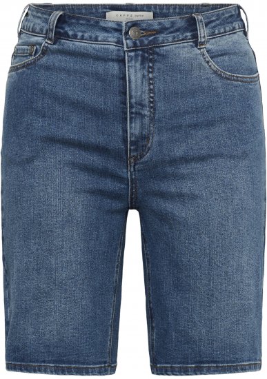 Kaffe Curve Emila Denim Shorts Blue - Kaffe Curve - 