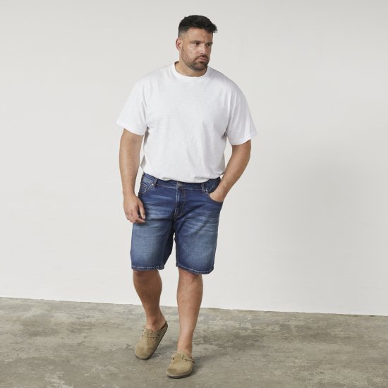 North Latitude 61156 Ringo Denim-Shorts Denim - Herrenshorts - Herrenshorts in großen Größen
