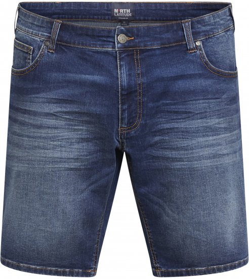 North Latitude 61156 Ringo Denim-Shorts Denim - Herrenshorts - Herrenshorts in großen Größen