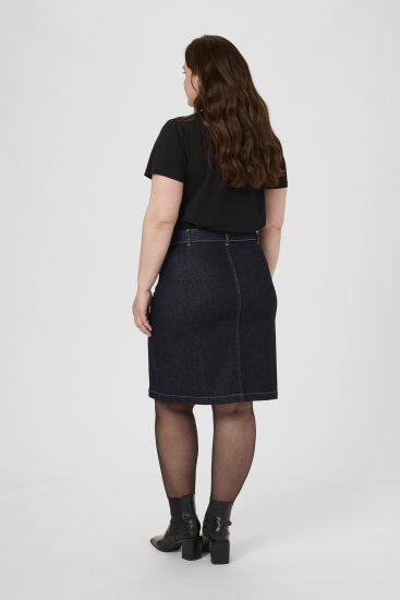 Kaffe Curve Roria Denim Skirt Dark Blue - Röcke - 
