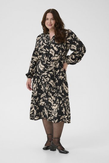 Kaffe Curve Olla Kleid Schwarz - Kleider - 
