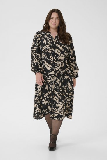 Kaffe Curve Olla Kleid Schwarz - Kleider - 