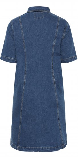 Kaffe Curve Leni Jeanskleid Blau - Kleider - 