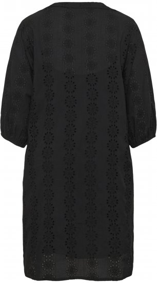 Kaffe Curve Dina Dress Black Deep - Midikleider - 