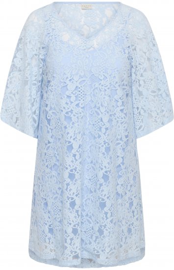 Kaffe Curve Lucy Dress Nantucket Breeze Blue - Midikleider - 