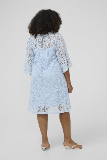 Kaffe Curve Lucy Dress Nantucket Breeze Blue - Midikleider - 