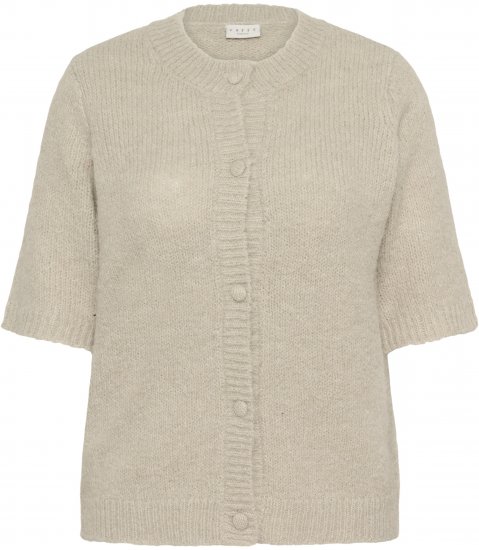Kaffe Curve Emilia Cardigan Feather Grey Melange - Strickjacken - 