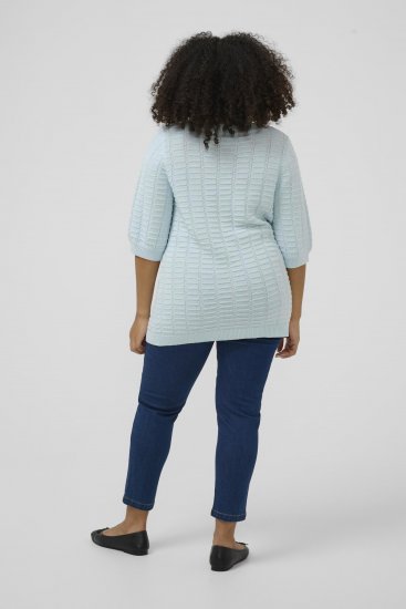 Kaffe Curve Lotia Pullover Nantucket Breeze Blue - Strickpullover - 