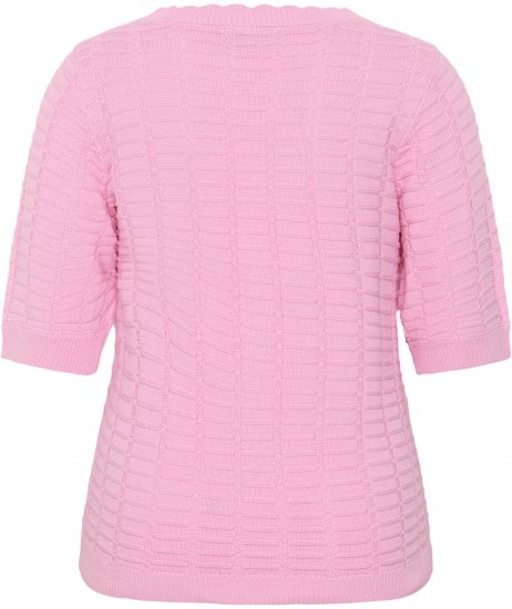 Kaffe Curve Lotia Pullover Pink Frosting - Strickpullover - 