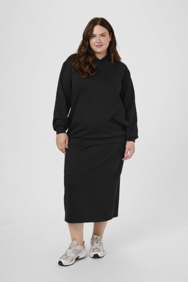 Kaffe Curve Annita Sweatshirt Black - Hoodies - 