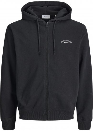 Jack & Jones College Logo Hoodie Black - Herren-sweater und -hoodies - Herren-Sweater und -Hoodies in großen Größen