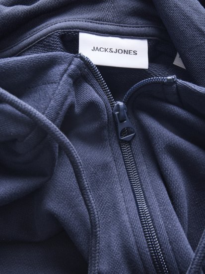 Jack & Jones College Logo Hoodie Navy - Herren-sweater und -hoodies - Herren-Sweater und -Hoodies in großen Größen